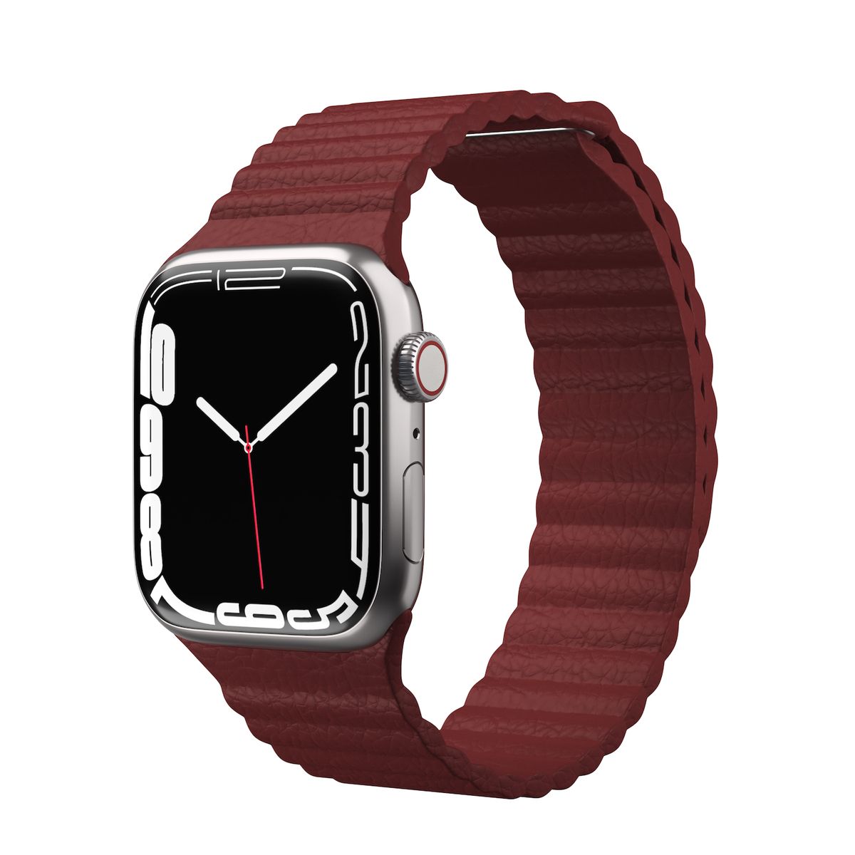 NextOne 42/44mm Apple Watch Leather Loop - Claret