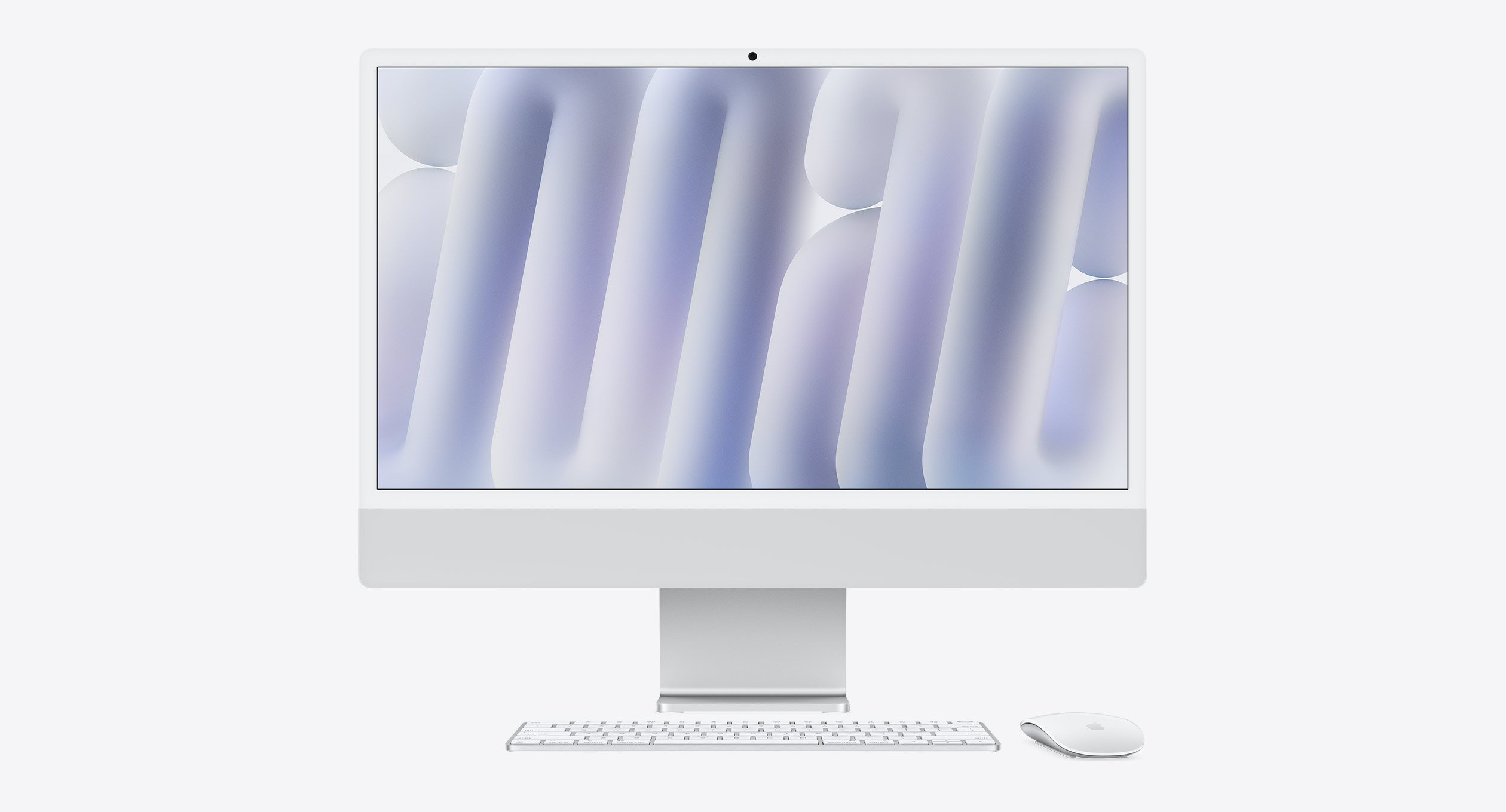 iMac 24" Retina 4.5K Display с Apple M4 с 8-Core CPU, 8-Core GPU, 16GB RAM, 256GB SSD - Silver, Intl. Engl. клавиатура