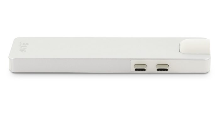 LMP USB-C Compact Dock 4K 8 Port: HDMI, Mini-DP, Ethernet, USB 3.0, SD-microSD, USB-C Silver