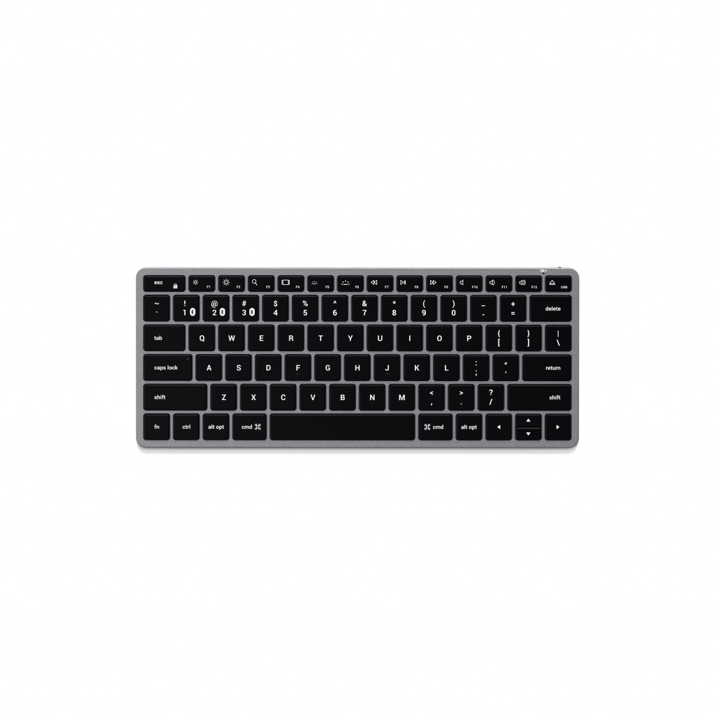 Satechi Slim X1 Bluetooth Backlit Wireless Keyboard US Space Grey