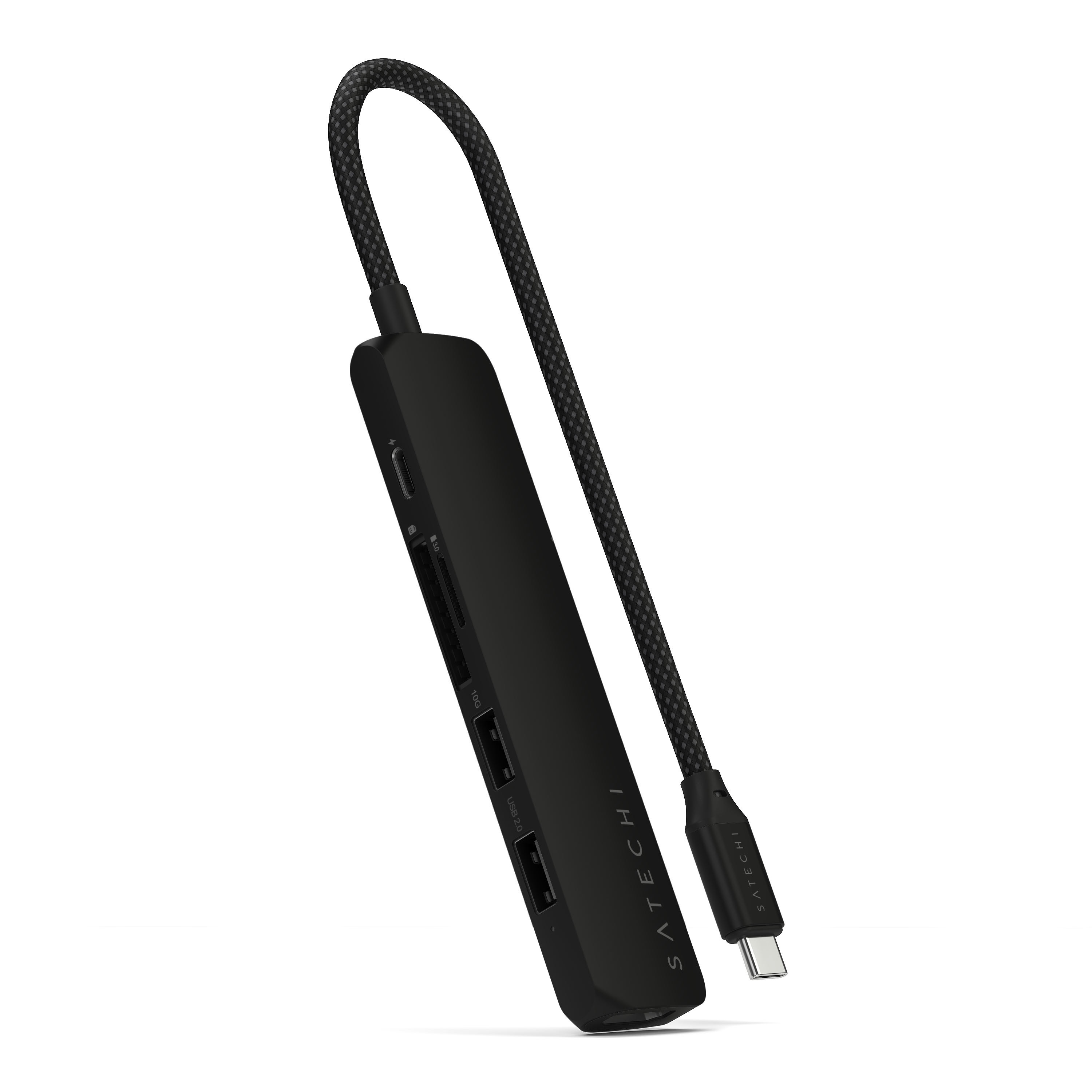 Satechi 6-in-1 USB-C Slim Multiport Adapter - Black