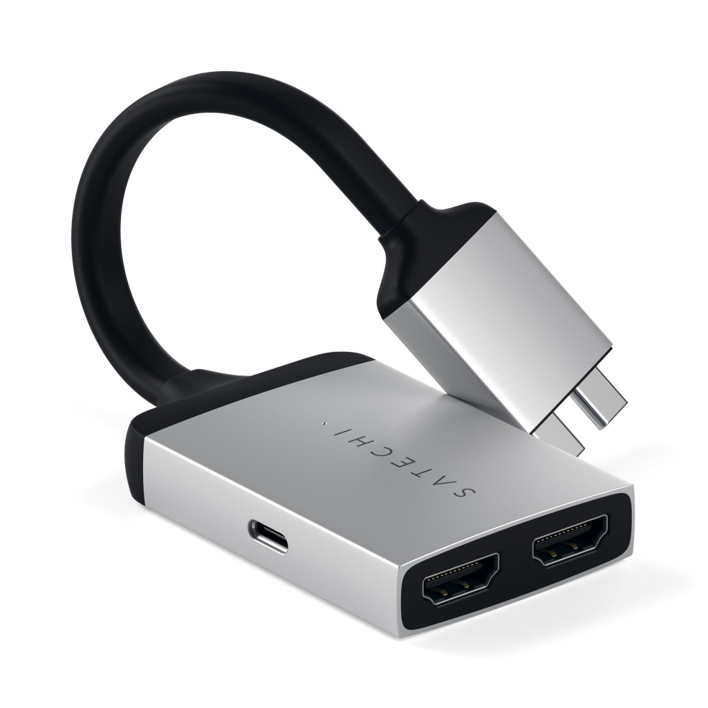 Satechi Type-C Dual HDMI Adapter Silver