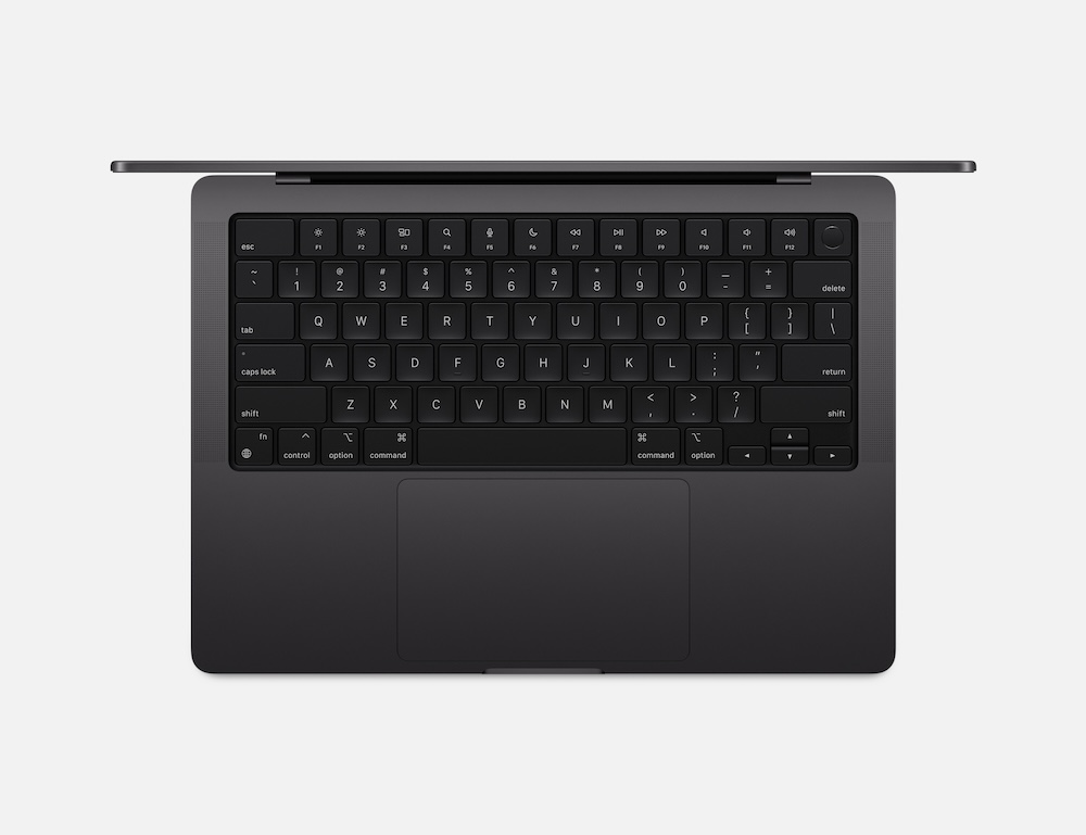 MacBook Pro 14" 2024 с Apple M4 с 10-core CPU и 10-core GPU, 16GB RAM, 512GB SSD - Space Black, Intl. Engl. клавиатура