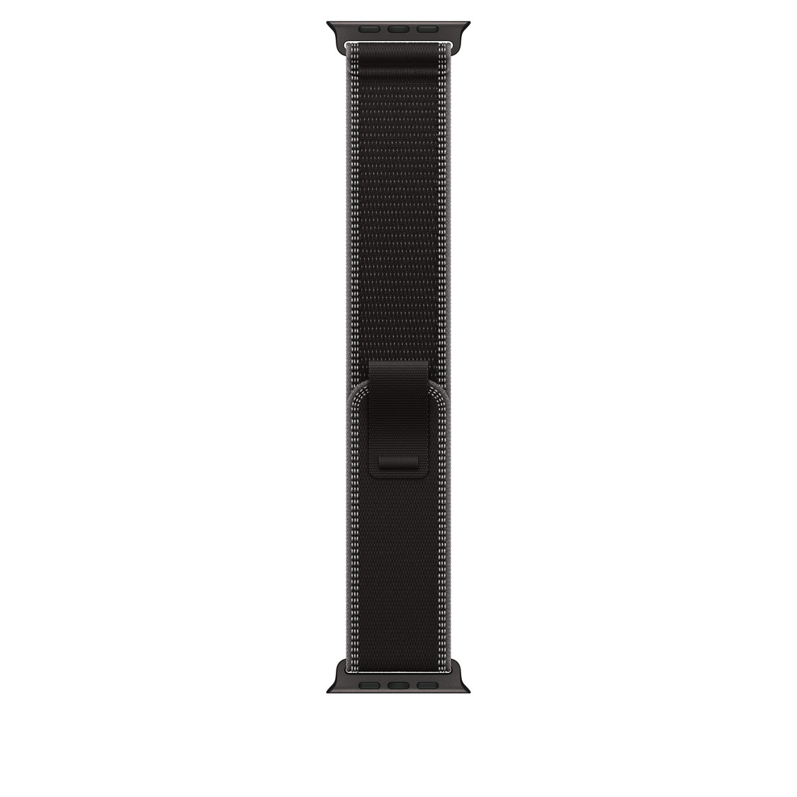 Apple Watch 49mm Loop: Black/Charcoal Trail Loop - S/M - Black Titanium Finish