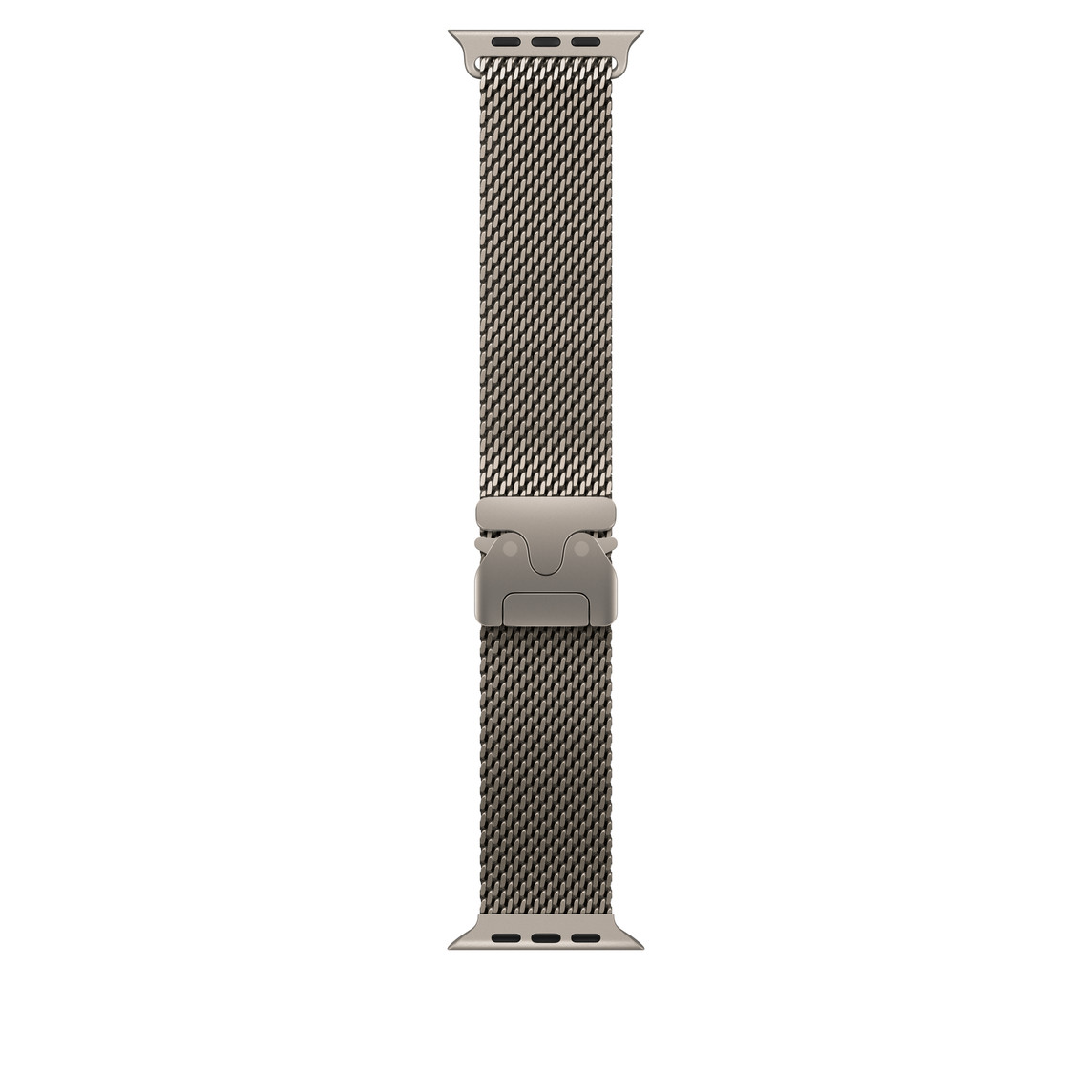 Apple Watch 49mm Loop: Natural Titanium Milanese Loop - Medium