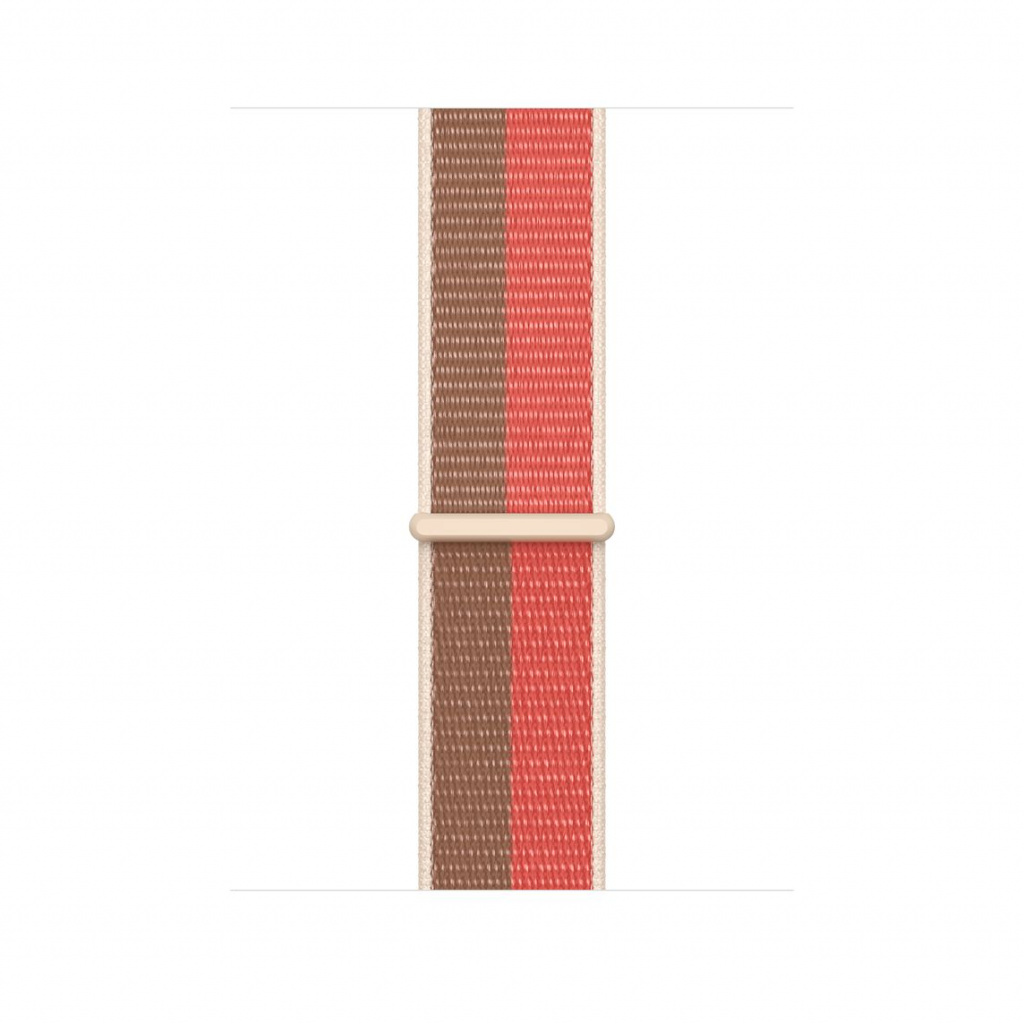 Apple Watch Pink Pomelo/Tan Sport Loop Regular 45mm