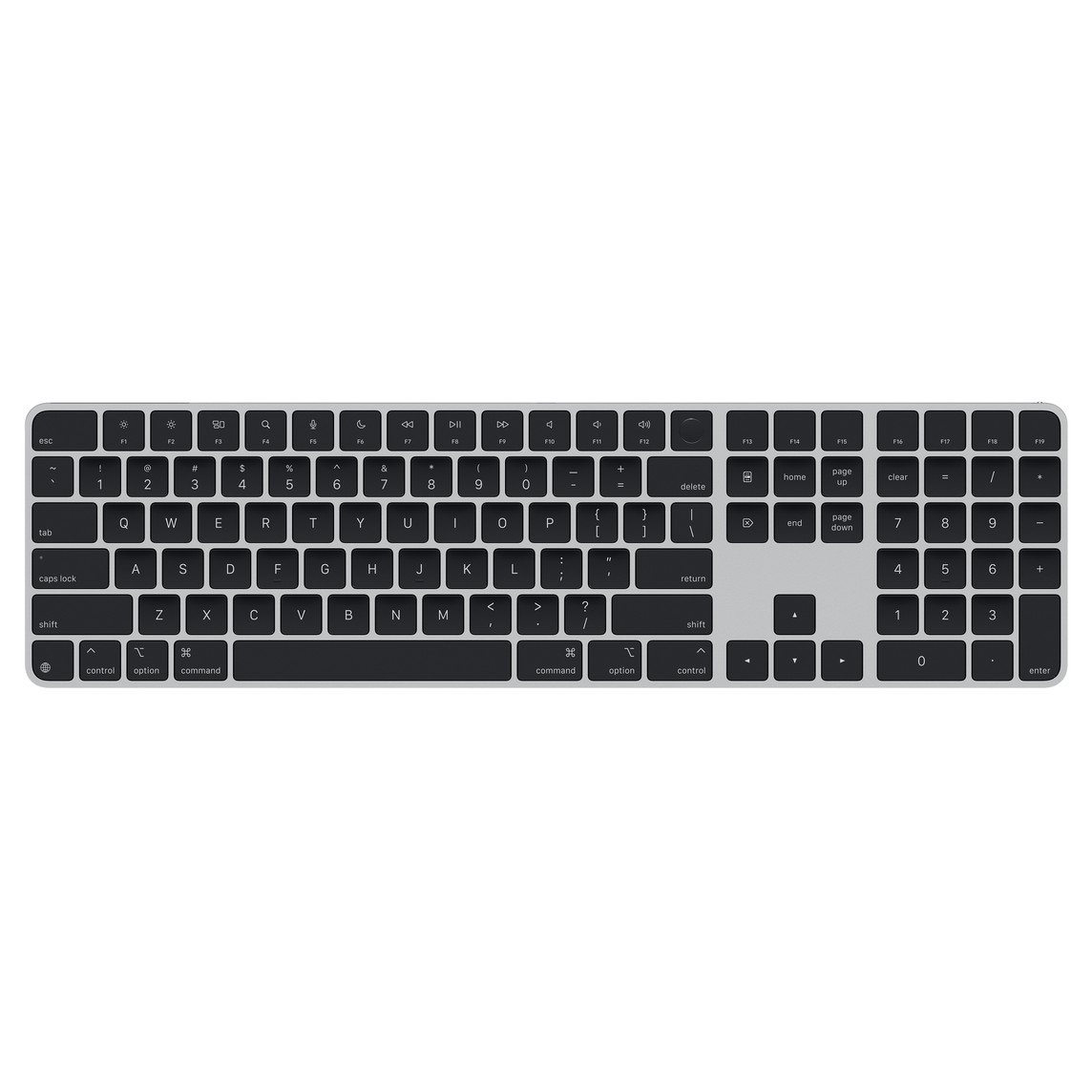 Apple Magic Keyboard (2024) w Touch ID and Numeric Keypad - Bulgarian - Black Keys