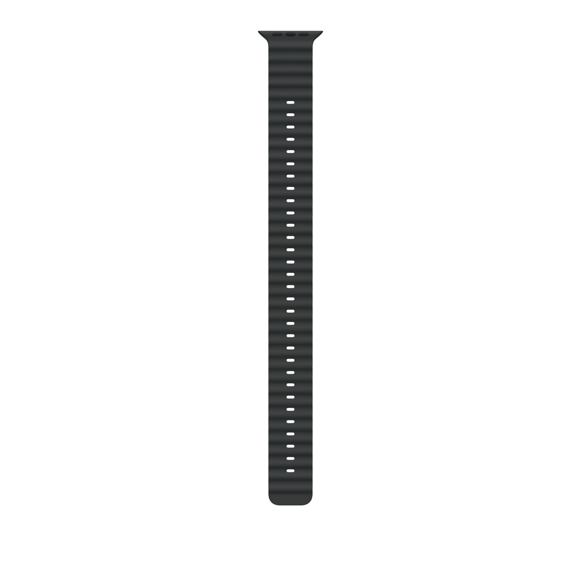 Apple Watch 49mm Band: Black Ocean Band Extension - Black Titanium Finish