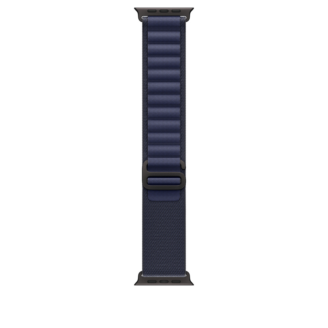 Apple Watch 49mm Loop: Navy Alpine Loop - Small - Black Titanium Finish